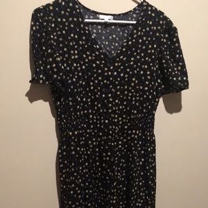 Abound brand black floral dress